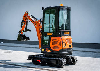 Koparka MiniKoparka 1.8T KUBOTA! Skrętne ramie szybkozłącze KOMPLET ŁYŻEK!