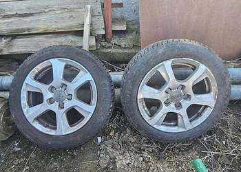 Orginalne felgi Audi 16"z oponami zimowymi na 2-3 sezony 205/55 R16