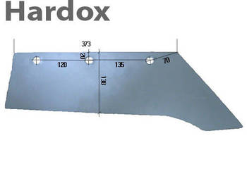 Lemiesz 300hektarów HARDOX 969007/P KG 12/121 do pługa KRONE