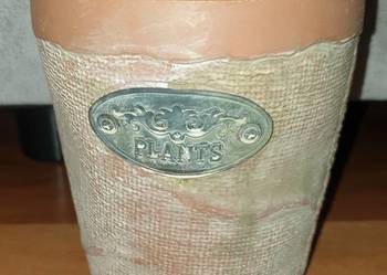 Osłonka, doniczka gliniana ceramiczna  Plants