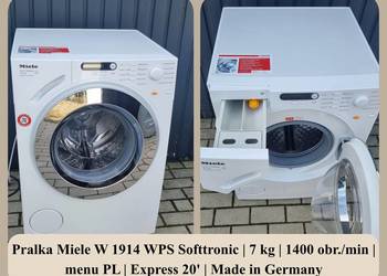Pralka Miele W 1914 WPS Softtronic | 7 kg | 1400 obr./min | menu PL