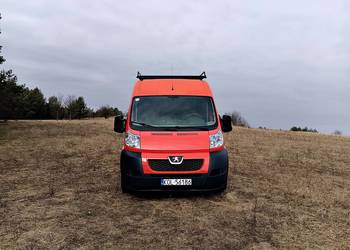 Peugeot boxer 2.2 hdi 120km l2h2 brygadówka 6 os klima hak bagażnik dachowy