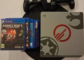 PlayStation 4 Slim STAR WARS Limited Edition | 7 Gier | 2 Pady | Zestaw