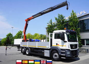 Man TGS 26.360 burtowy / Dźwig Fassi F175 7.7 t / 3. oś skrętna_225562