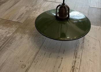 Lampa industrialna metalowa emaliowana wisząca Loft