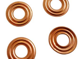 4x podkładka miedziana uszczelka wtryskiwacza 9,5x22,5 C-360 C-355 C-4011