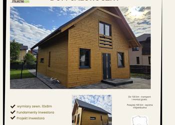 Dom piętrowy 10×8 m – przykład realizacji, produkcja na zamówienie