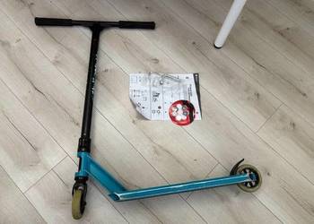 Hulajnoga dziecięca Oxelo MF500 North Pole czarna niebieska 110-150cm