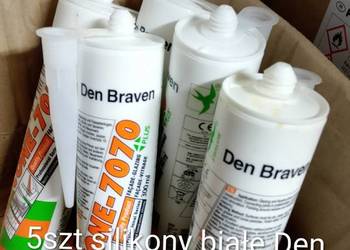 Silikony Koloru Białego DEN BRAVEN CENA PODANA JEST ZA SZTUKĘ