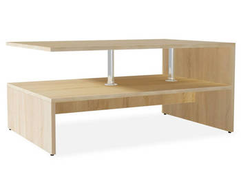 Stolik kawowy 90x59x42 cm materiał drewnopochodny kolor dębowy WM-244855