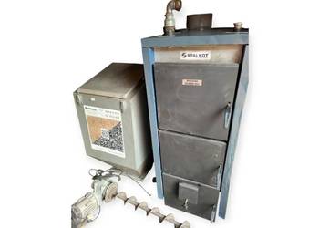 Piec CO Stalkot 15 kW z podajnikiem ślimakowym + sterowniki + dmuchawa