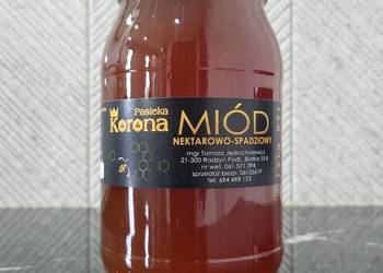 Miód Nektarowo-Spadziowy z własnej pasieki 1,2 kg