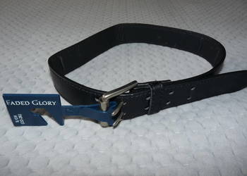 Pasek czarny do spodni dziecięcych rozm 56-66 cm