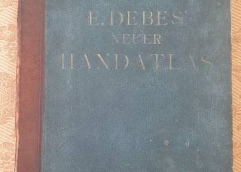ATLAS ŚWIATA E. DEBES NEUER HANDATLAS 1897r
