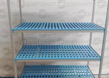 Regał magazynowy gastronomiczny do kuchni aluminiowy 136x60x174