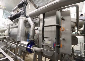 DTS Podwójny zestaw przenośników śrubowych ze stali nierdzewnej