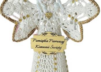 Pamiątka pierwszej komunii świętej-Anioł ręcznie wykonany