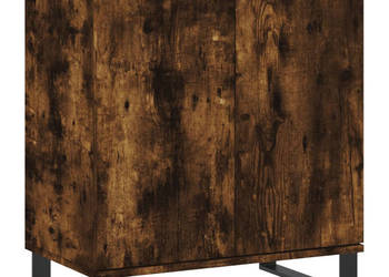 Komoda przydymiony dąb 60x35x70 cm materiał drewnopochodny WM-827169