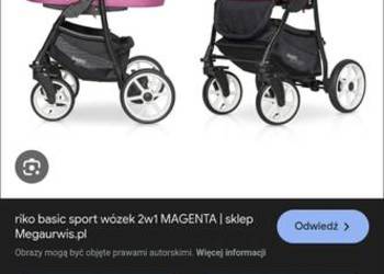 Sprzedam wózek 2w1 marki Riko basic sport