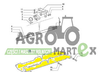 87517146 OSŁONA WAŁU CNH
