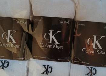 Skarpety męskie Calvin Klein - białe 12-pak, rozmiar 40-46