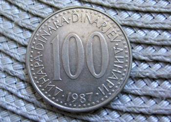 Jugosławia 100 Dinarów 1987r