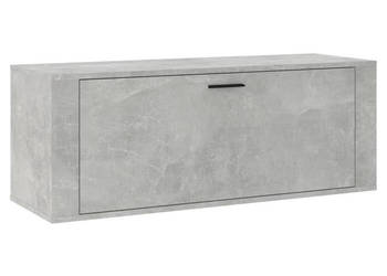 Ścienna szafka na buty szarość betonu 100x35x38 cm WM-821024