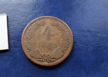 Stare monety 4 krajcary 1861 Austria
