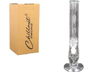 Bongo Lodowe Wygięte Chillout Smoke Wysokość 40 cm z Listkami Marihuany