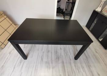 Stół rozkładany IKEA Bjursta wenge 140x84