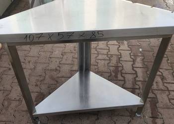 Stół narożny gastronomiczny z ciągu 107x57x85 Stół narożny gastronomiczny z ciągu 107x57x85