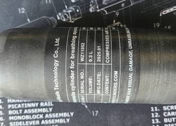 Butla - kartusz Alsafe 0,3l 300 BAR