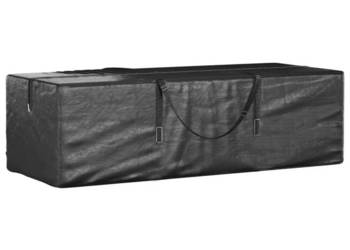 Torby na poduszki ogrodowe 2 szt. czarne 135x40x55 cm PE WM-3155396