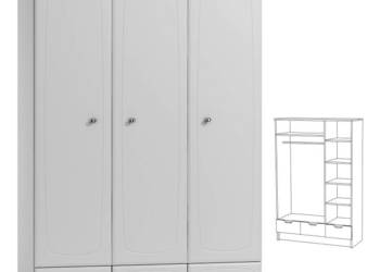 BIANCO N10 szafa dla dziecka 120x53 w.190