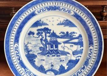 Talerz chiński z miasta Jingdezhen