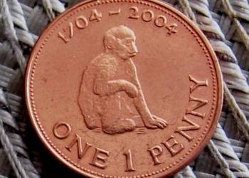 Gibraltar 1 Pens 2004r--300 lecie Gibraltaru