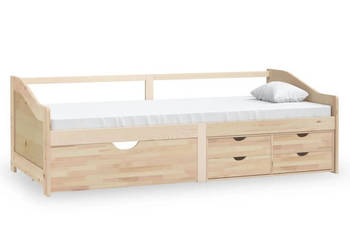 3-osobowa sofa/łóżko z szufladami drewno sosnowe 90 x 200 cm WM-322169