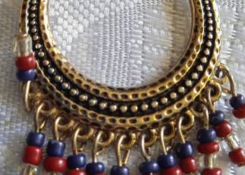 OKAZAŁE, INDYJSKIE KOLCZYKI SREBRZONE OKAZAŁE, INDYJSKIE KOLCZYKI SREBRZONE