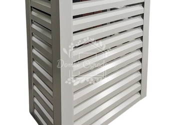 Osłona klimatyzatora – pompy ciepła 100x40x150 cm biały ID1145