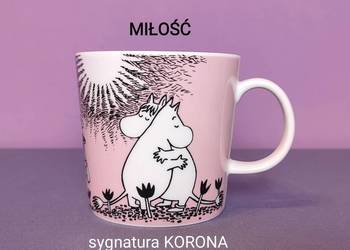 Muminki KUBEK Moomin Arabia Finland - sygnatura korona - MIŁOŚĆ