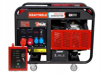 AGREGAT GENERATOR PRĄDOTWÓRCZY 18 kVA BENZYNA 400V ATS SZR