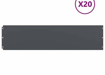 vidaXL Obrzeża trawnikowe 20 szt(SKU:860174)