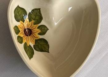 Polmisek ceramiczny w ksztalcie serca-fajans Kolo