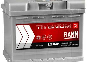 Akumulator 12V 64Ah 610A FIAMM TITANIUM PRO Prawy Plus