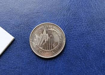 Stare monety 25 cent 1991 Kanada 3