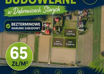 Na sprzedaż: 3 działki budowlane – Dąbrowice Stare, gm. Kościelec