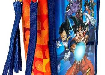 Piórnik Dragon Ball Z Trzykomorowy 3 Komory z Wyposażeniem Pisaki Kredki 39
