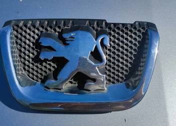 PEUGEOT 407 I 04-10r ATRAPA GRILL EMBLEMAT LOGO MASKI ORYGINAŁ 9648195677