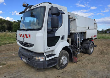 Zamiatarka RENAULT Midlum (2012 r. / 105 731 km / specjalny) szczotki, odk…