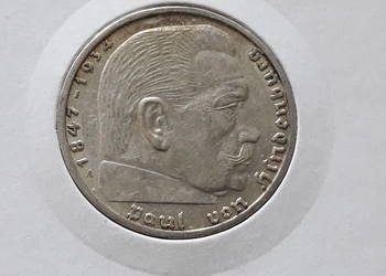 2 Marki Paul von Hindenburg 1939 r. men. A - nr 2